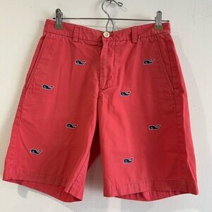 Vineyard Vines Coral Whale Embroidered breaker Men's Shorts 28